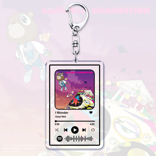 Kanye Graduation Keychains